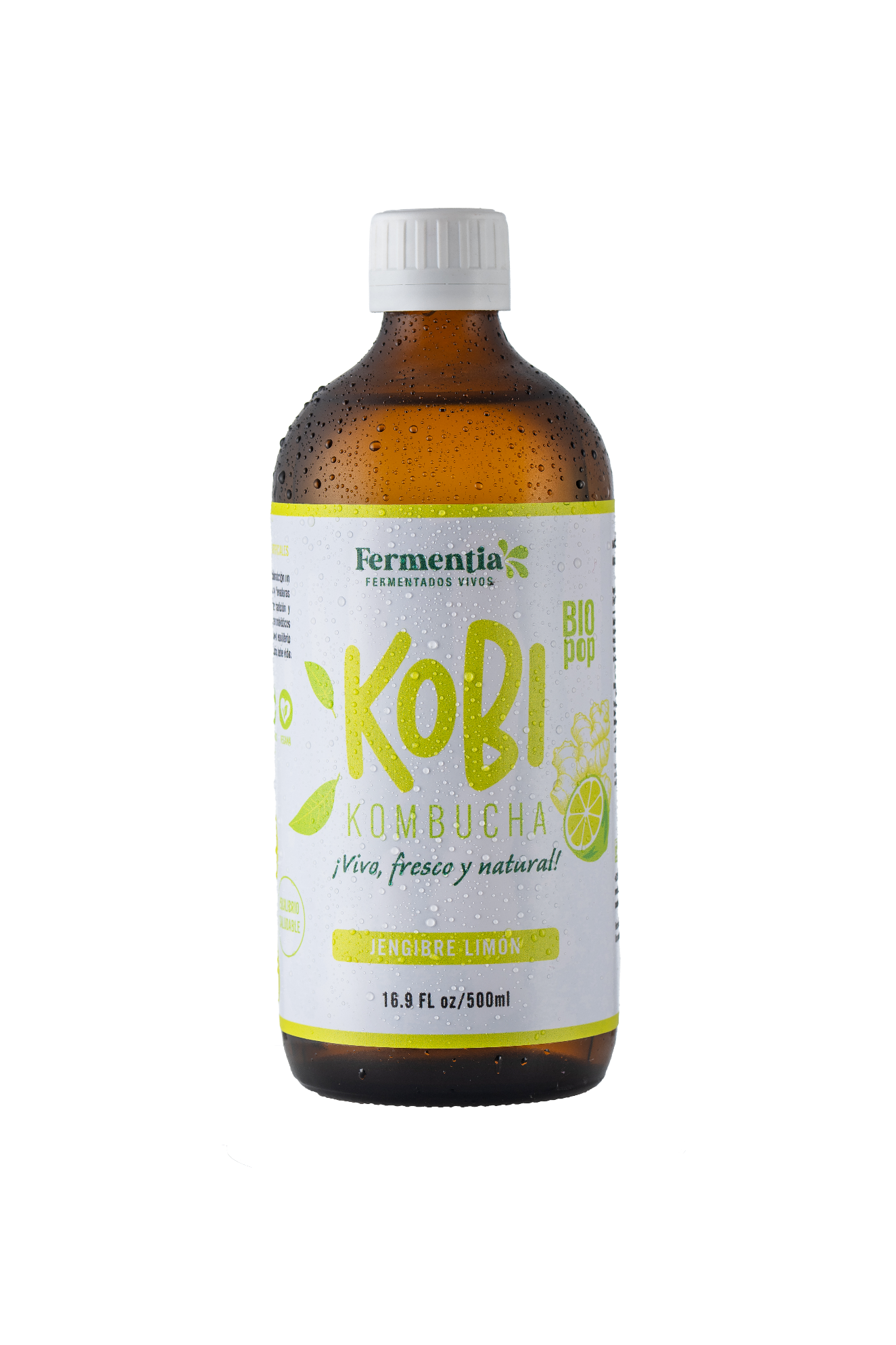 KOBI Kombucha Jengibre Limon - 500ml